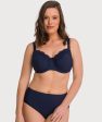 Ava & Audrey Jacqueline Full Brief with Lace - Sapphire Online now