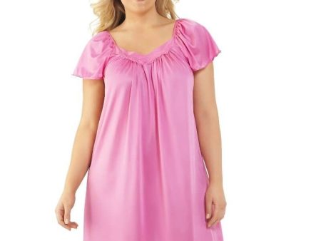 Exquisite Form Flutter Sleeve Gown - Perfumed Rose Supply