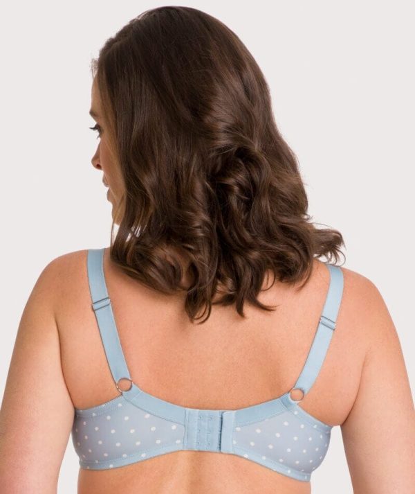 Ava & Audrey Jacqueline Full Cup Underwired Bra - Blue Ivory Online Hot Sale