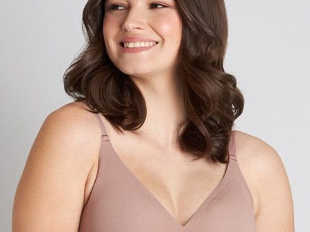 Bendon Comfit Collection Soft Cup Wire-free Plunge Bra - Mocha Cheap