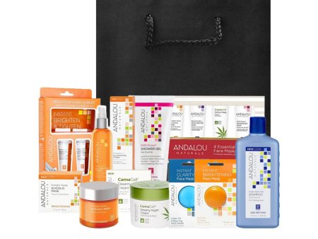 Andalou Naturals Value Gift Set - 10 items For Discount