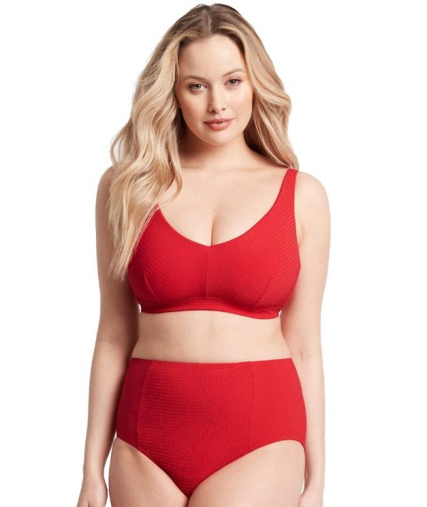 Sea Level Messina E-F Cup Bralette With Hidden Underwires - Red Discount