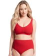 Sea Level Messina E-F Cup Bralette With Hidden Underwires - Red Discount