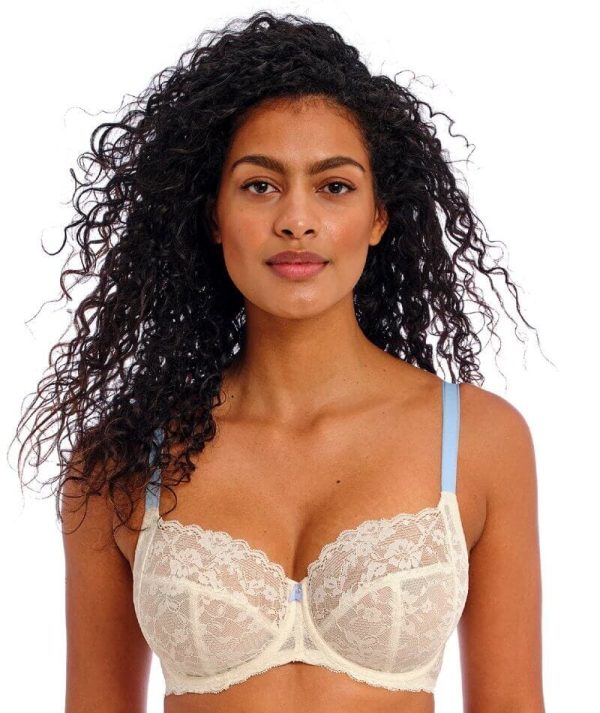 Freya Offbeat Underwired Side Support Bra - Something Blue Online Sale