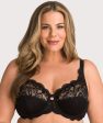 Ava & Audrey Lucille Lace Underwired Full Cup Bra - Black Cheap