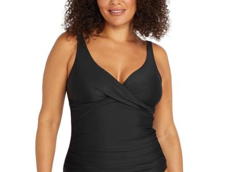 Artesands Recycled Hues Delacroix Cross Front D-G Cup One Piece Swimsuit - Black Online