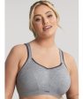 Sculptresse Activate Non Padded Underwired Sports Bra - Charcoal Marle Sale