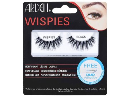 Ardell Wispies Lashes Black With Duo Adhesive Fashion