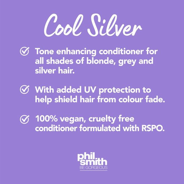 Phil Smith Cool Silver Conditioner Tone Enhancing 300ml For Cheap