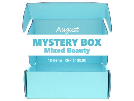 August Mystery Box Mixed Beauty - Blue (10 items) Sale