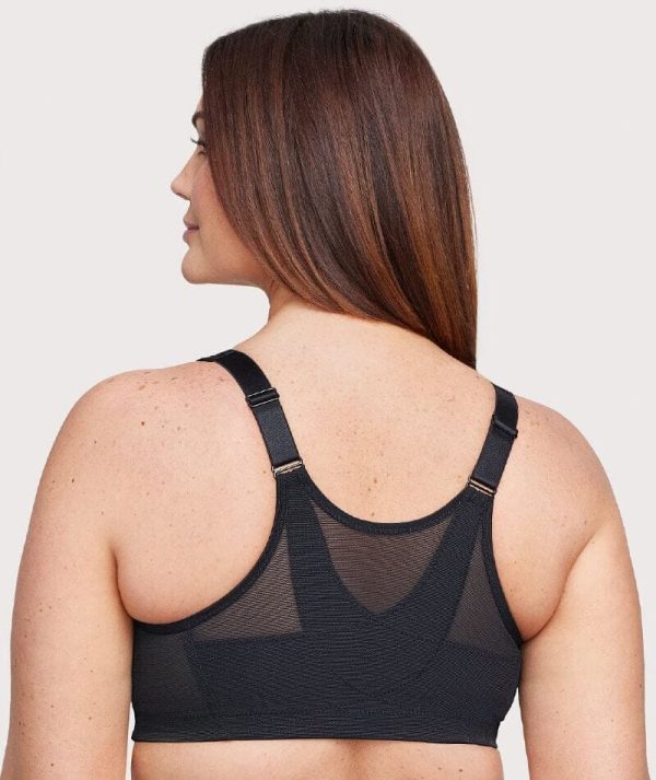 Glamorise Magiclift Front-Closure Posture Back Wire-Free Bra - Black Online