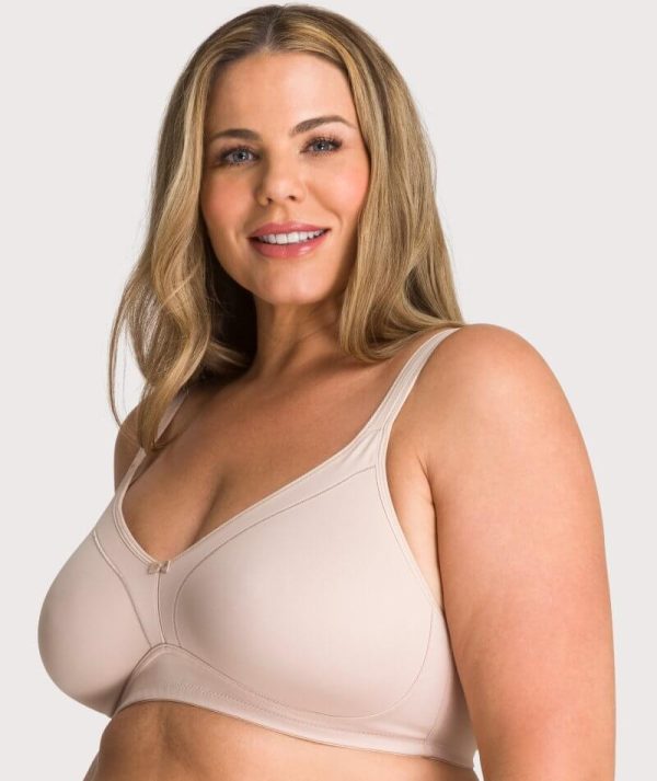 Ava & Audrey Lauren Wire-Free Comfort Bra - Cappuccino Fashion