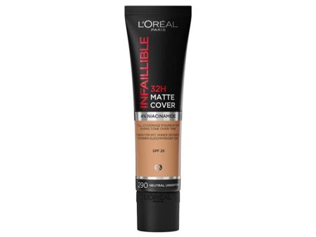 L Oreal Infallible 24Hr Matte Foundation 200 Golden Sand 30ml Online Hot Sale