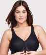 Glamorise Magiclift Front-Closure Posture Back Wire-Free Bra - Black Online