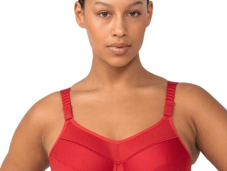 Triumph Triaction Ultra Underwired Sports Bra - Shanghai Red For Discount