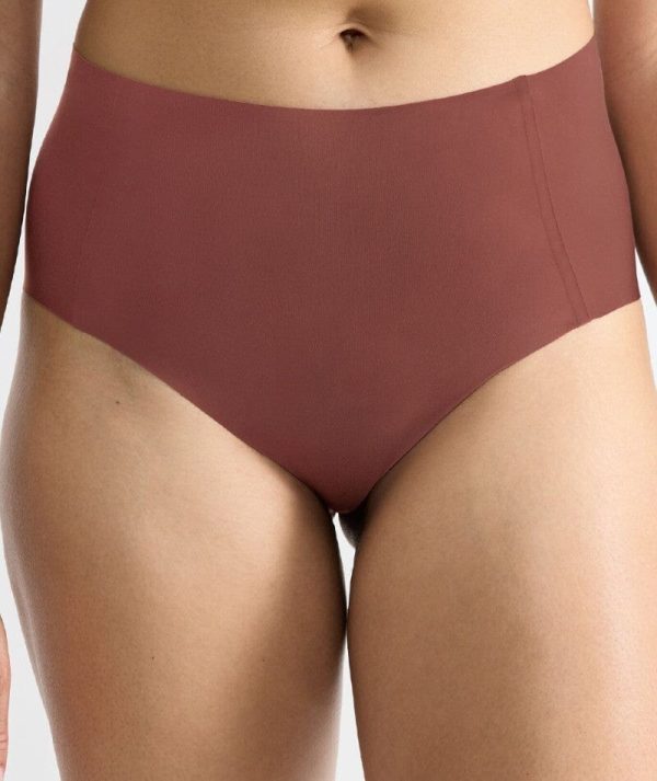 Sloggi ZERO Feel 2.0 High Waist Brief - Burnt Henna on Sale