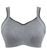 Sculptresse Activate Non Padded Underwired Sports Bra - Charcoal Marle Sale