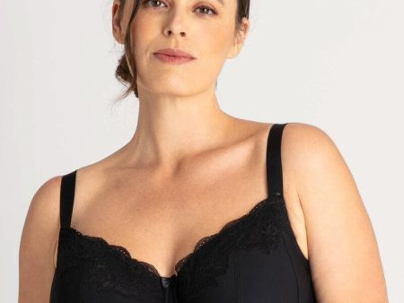 Ava & Audrey Jacqueline Full Cup Underwired Bra - Black Fashion