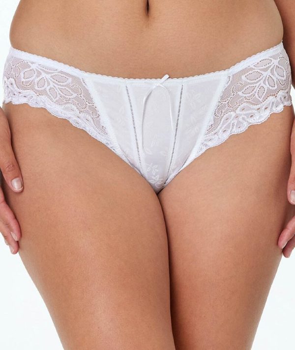 Bendon Yvette Bikini Brief - White For Cheap