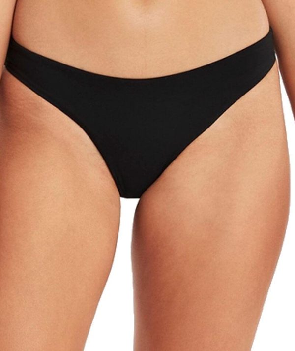 Sea Level Dark Romance Cheeky Bikini Brief - Black Supply