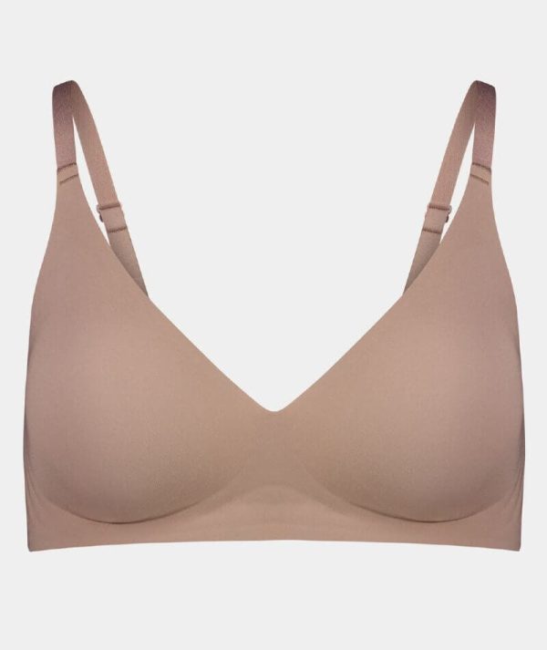 Bendon Comfit Collection Soft Cup Wire-free Plunge Bra - Mocha Cheap