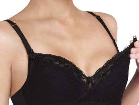 Bendon Classic Comfort Wire-free Maternity Bra - Black For Sale