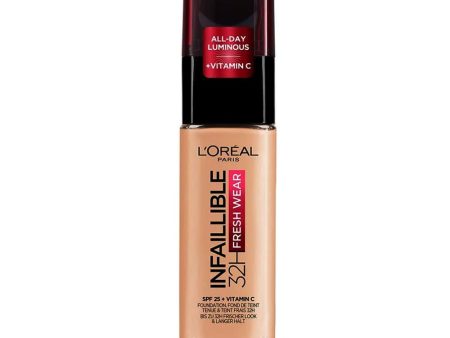 L Oreal Infallible 32Hr Fresh Wear Foundation 180 Golden Linen Supply