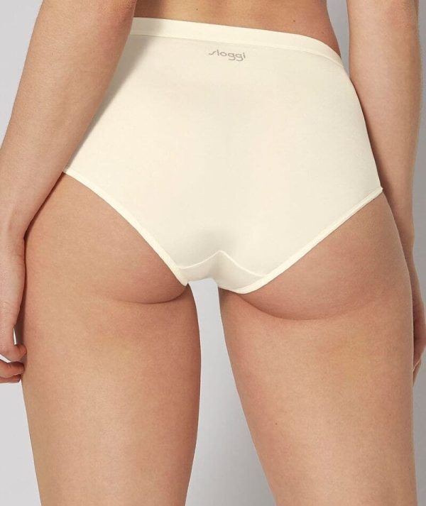 Sloggi WOW Comfort 2.0 High Waist Brief - Ecru White Online