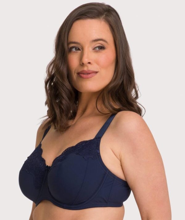 Ava & Audrey Jacqueline Full Cup Underwired Bra - Sapphire Hot on Sale