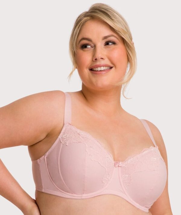 Ava & Audrey Jacqueline Full Cup Underwired Bra - Blush Hot on Sale