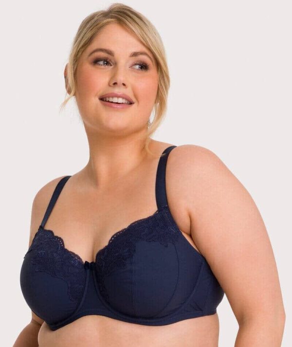 Ava & Audrey Jacqueline Full Cup Underwired Bra - Sapphire Hot on Sale