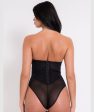 Scantilly Icon Plunge Strapless Padded Bodysuit - Black For Sale