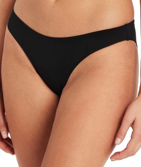 Sea Level Dark Romance Cheeky Bikini Brief - Black Supply