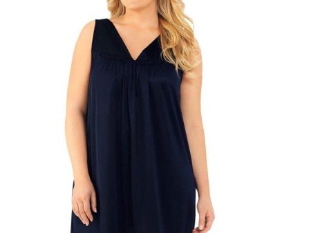 Exquisite Form Short Gown - Navy Sale