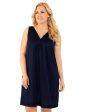 Exquisite Form Short Gown - Navy Sale