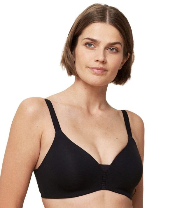 Triumph Flex Smart Padded Wire-free Bra - Black For Discount