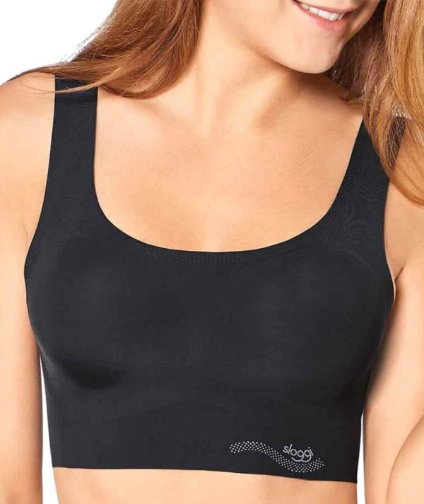 Sloggi ZERO Feel Wire-free Top - Black Hot on Sale