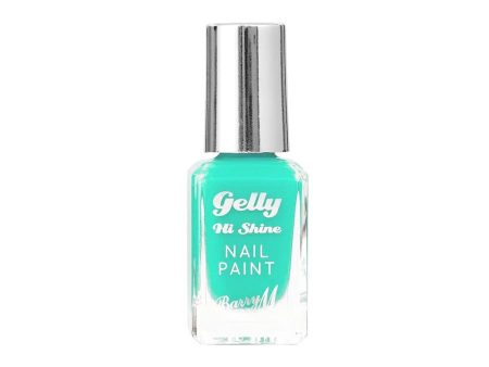 Barry M Gelly Hi Shine Nail Polish 029 Green Berry 10ml Online Sale