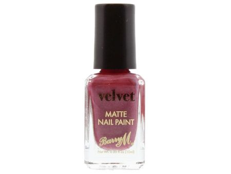 Barry M Velvet Matte Nail Polish Modern Mauve 10ml Fashion