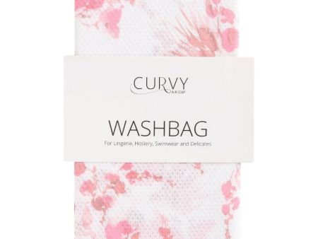 Curvy Lingerie Pink Floral Washbag - Large Online Hot Sale