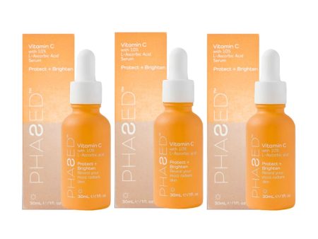 3x Phased Vitamin C Serum 30ml on Sale