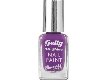 Barry M Gelly Hi Shine Nail Polish Parma Violet 10ml Sale