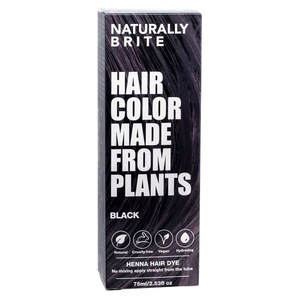 Naturally Brite Henna Hair Dye Black 75ml Online Hot Sale