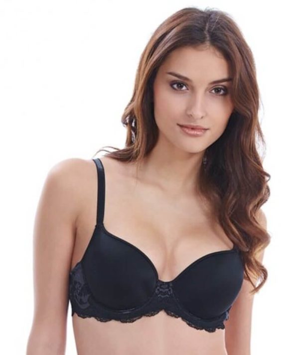 Wacoal Lace Affair Contour Bra - Black Graphite Online Hot Sale