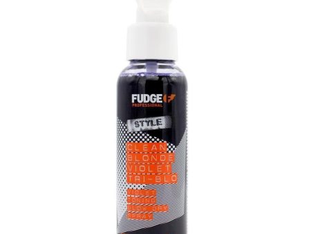 Fudge Professional Style Clean Blonde Violet Toning Slow Dry Spray 150ml on Sale