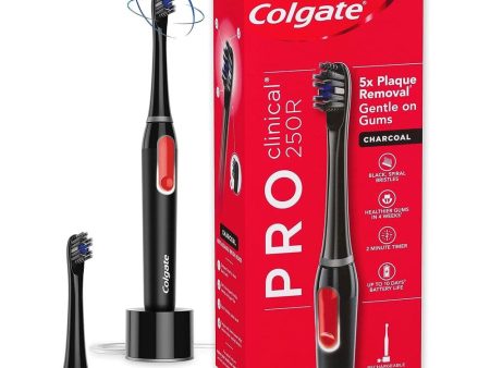 Colgate Pro Clinical 250R Charcoal Rechargable Toothbrush For Sale