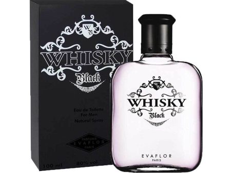 Evaflor Whisky Black For Men Eau De Toilette Natural Spray 100ml For Cheap