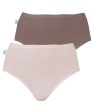 Sloggi Hikini 2 Pack Brief - Pink Brown Online Sale