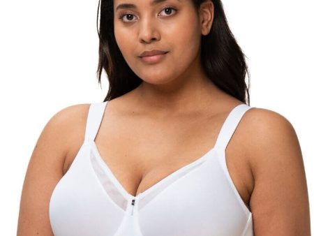 Triumph True Shape Sensation Minimiser Underwire Bra - White Online Hot Sale