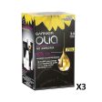 3x Garnier Olia Permanent Hair Colour 3.0 Darkest Brown Supply